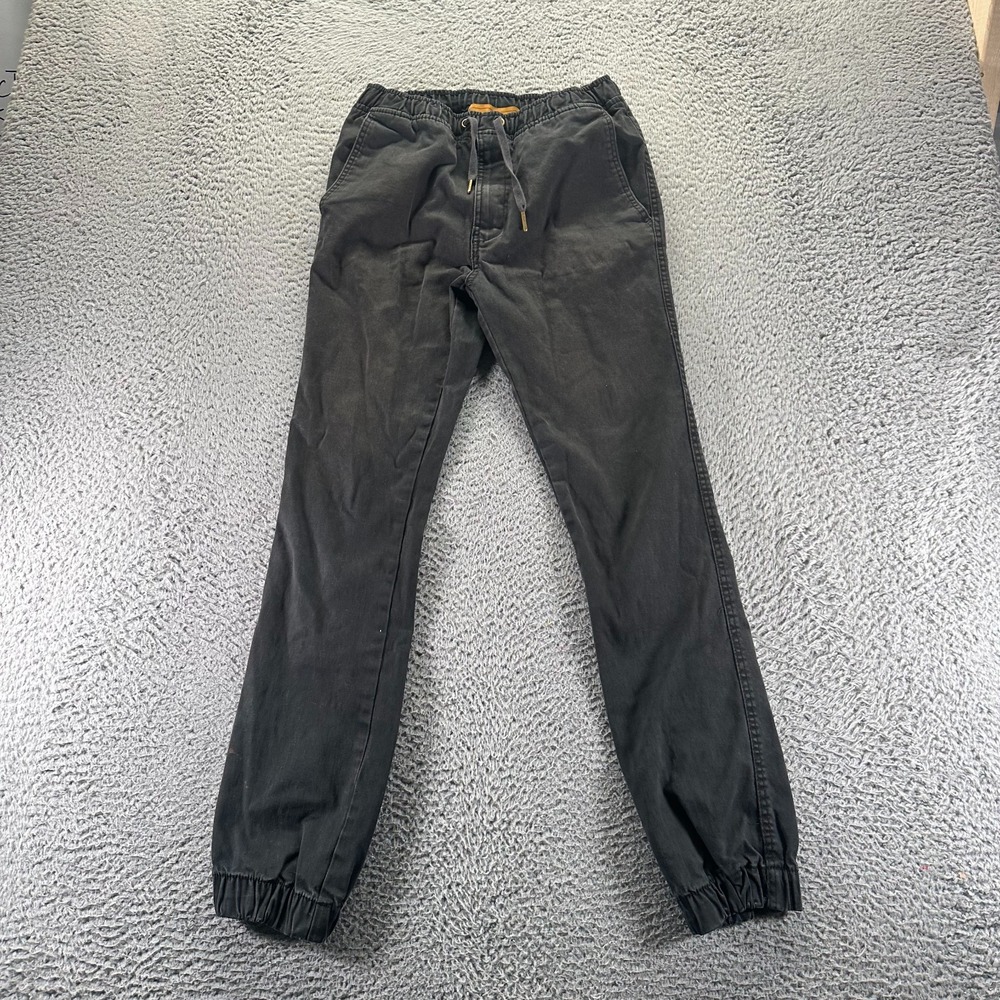 Red Camel Pant Mens S Black Jogger Tapered Leg Running Training Performance